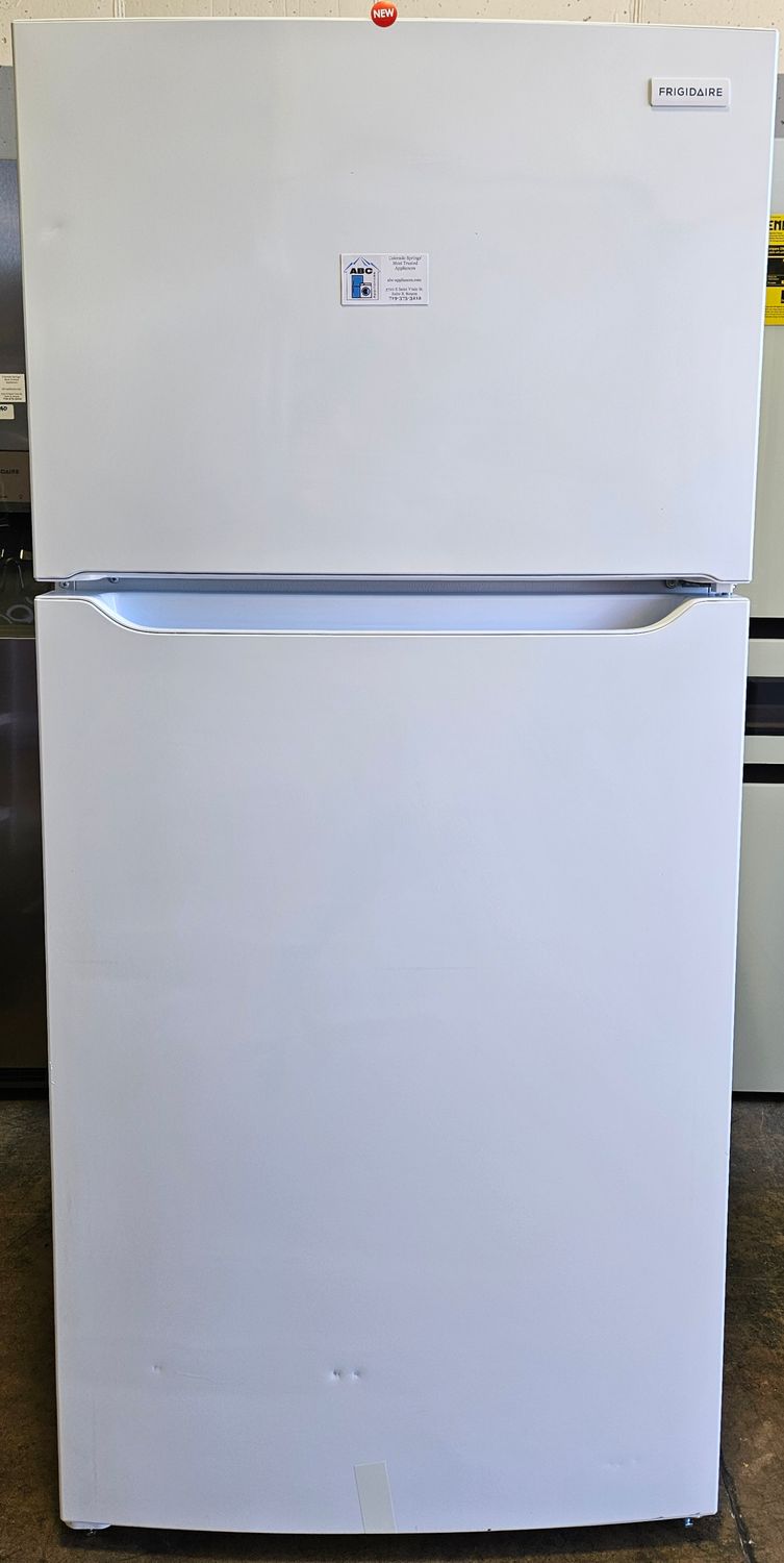 NEW! 18cu.ft. Frigidaire Garage Ready Top Freezer Refrigerator in White