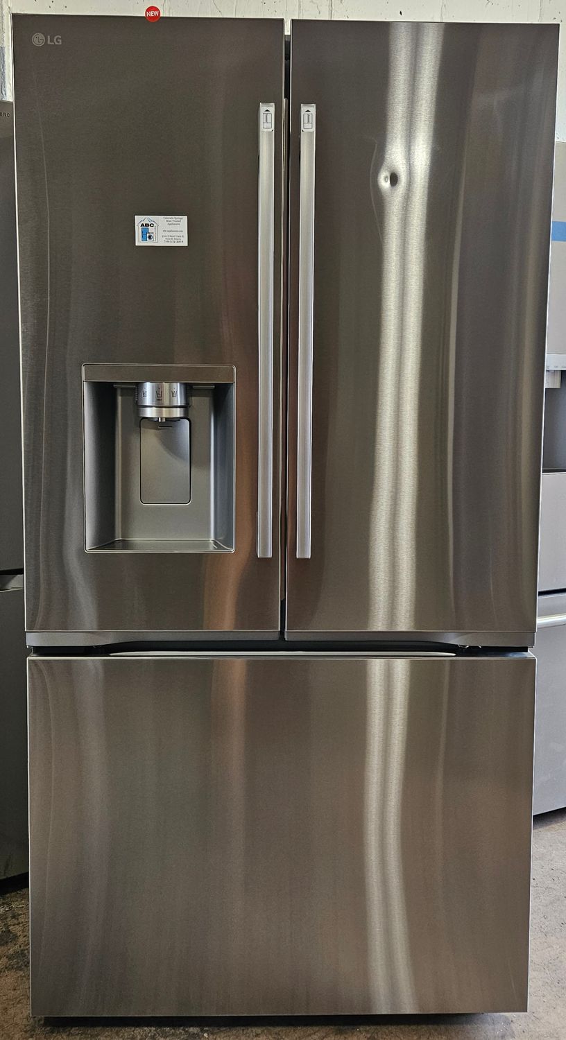 NEW! 24cu.ft. LG Counter Depth 3-Door French Door Refrigerator in Stainless Steel