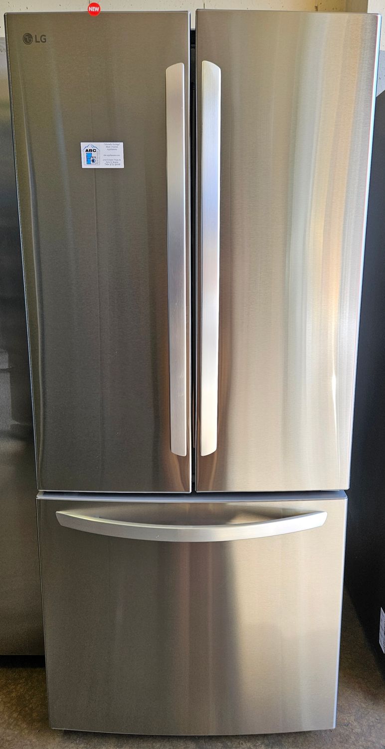 NEW! 21cu.ft. 30" LG French Door Refrigerator in Stainless Steel