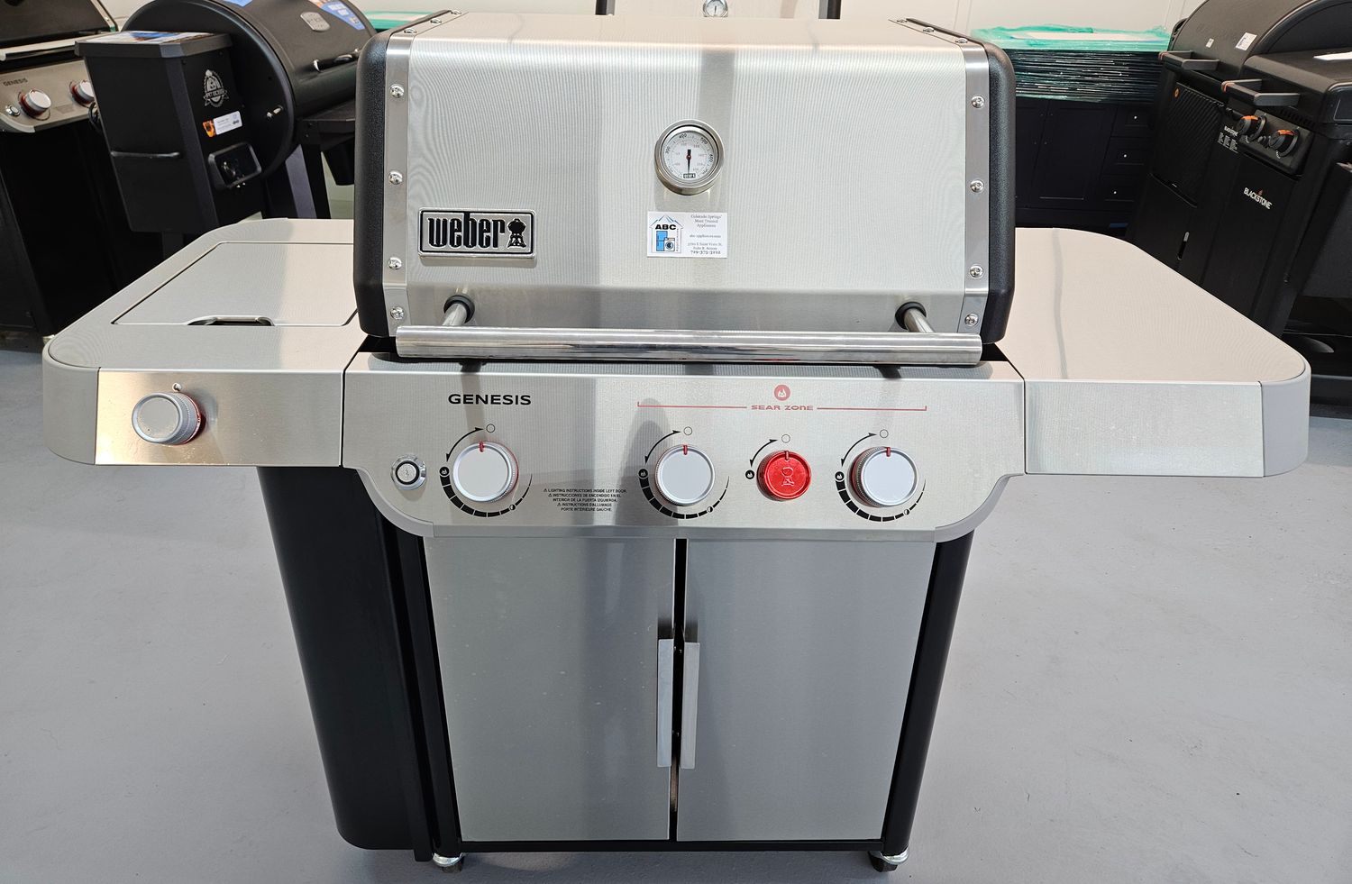USED! Weber Genesis S-335 Propane Grill in Stainless Steel