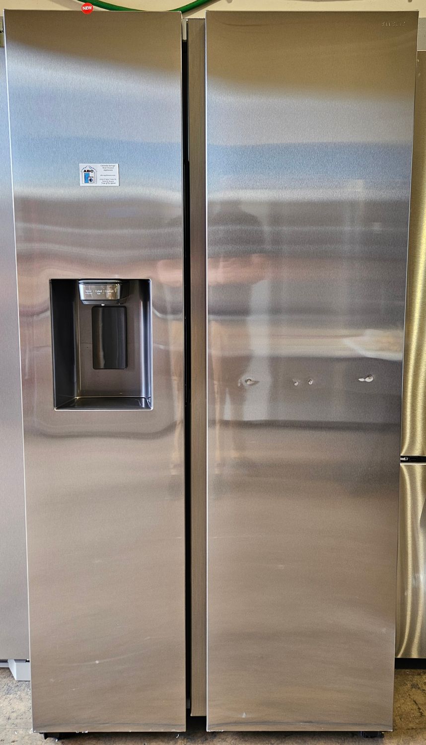 NEW! 27.4cu.ft. Samsung Stainless Steel Side-by-Side Refrigerator