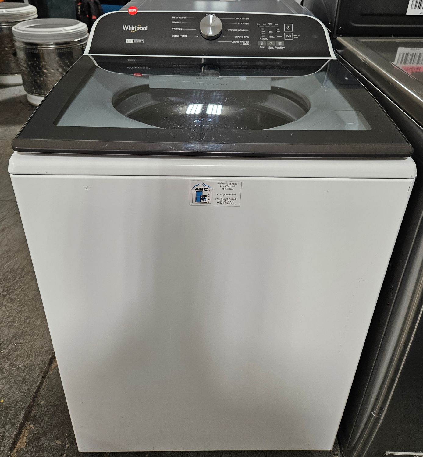 NEW! Whirlpool Top Load Washer (5.3cu.ft.)