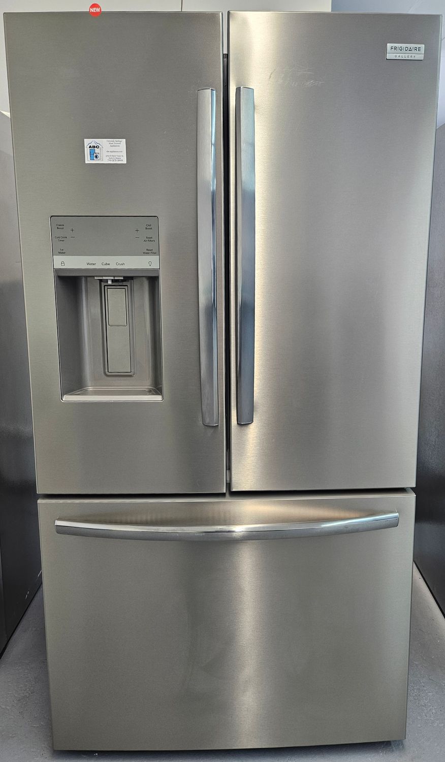 NEW! 28cu.ft. Frigidaire Gallery French Door Refrigerator in Stainless Steel