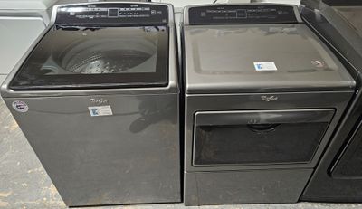 USED Whirlpool Top Load Washer (4.8cu.ft.) &amp; Large Capacity Electric Dryer (7.4cu.ft.)