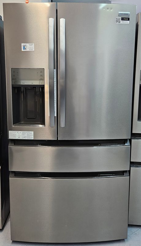 NEW! 26cu.ft. Frigidaire Standard-Depth 4-Door French Door Refrigerator in Stainless Steel