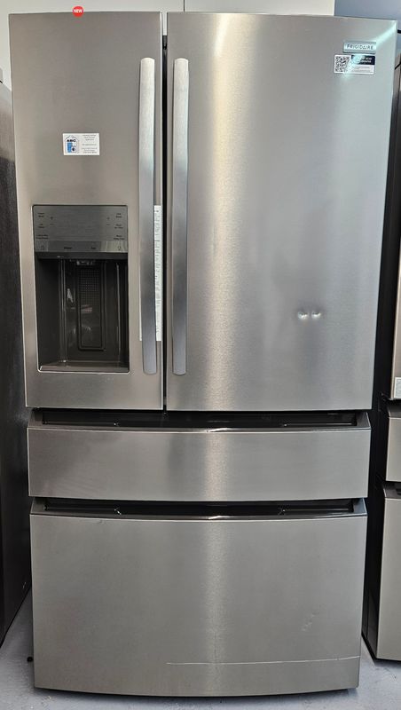 NEW! 26cu.ft. Frigidaire Standard-Depth 4-Door French Door Refrigerator in Stainless Steel