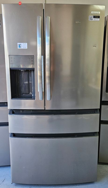 NEW! 26cu.ft. Frigidaire Standard-Depth 4-Door French Door Refrigerator in Stainless Steel