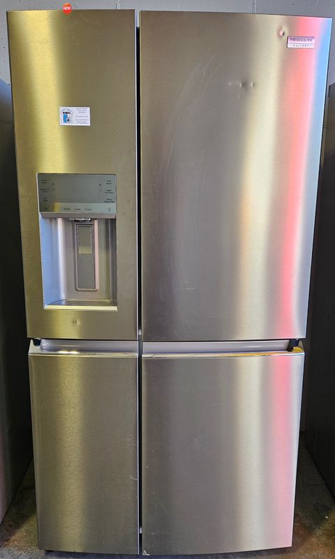 NEW! 22cu.ft. Frigidaire Gallery Counter-Depth 4-Door Refrigerator in Stainless Steel