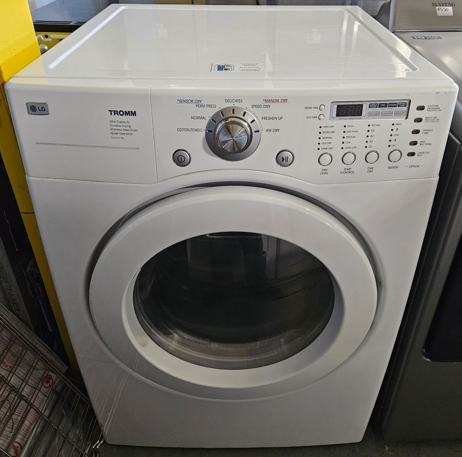 USED LG Heavy Duty Large Capacity Electric Dryer (7.4cu.ft.)