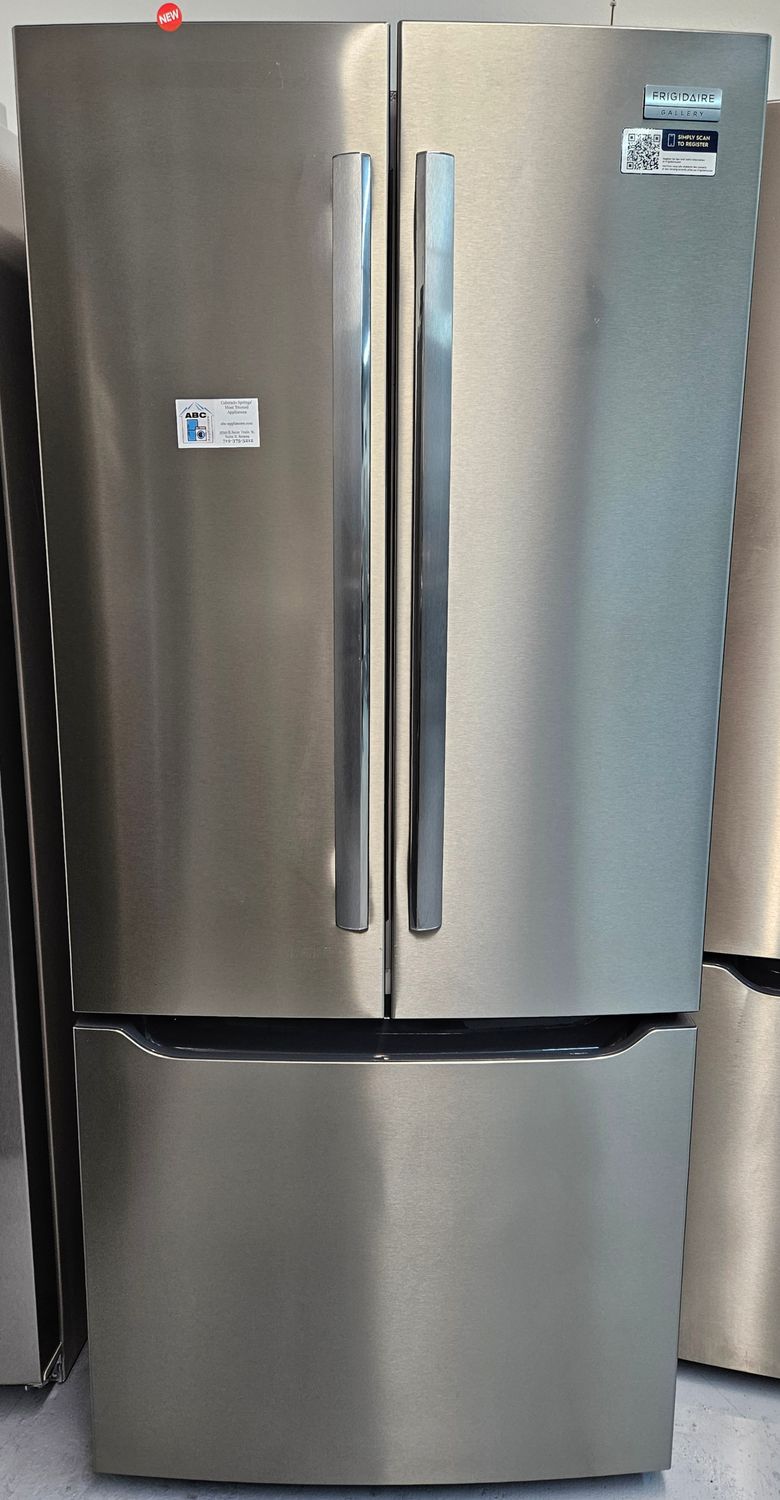 NEW! 20cu.ft. Frigidaire Gallery 30" French Door Refrigerator in Stainless Steel