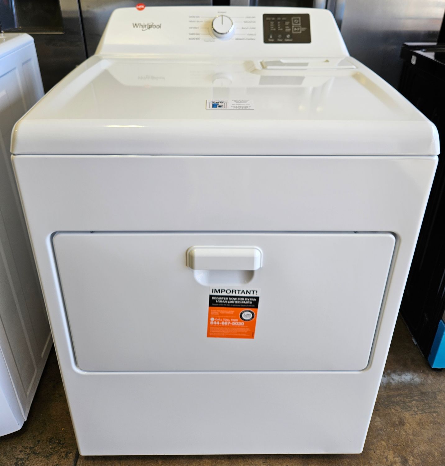 NEW! Whirlpool Heavy Duty Large Capacity Electric Dryer (7.0cu.ft.)