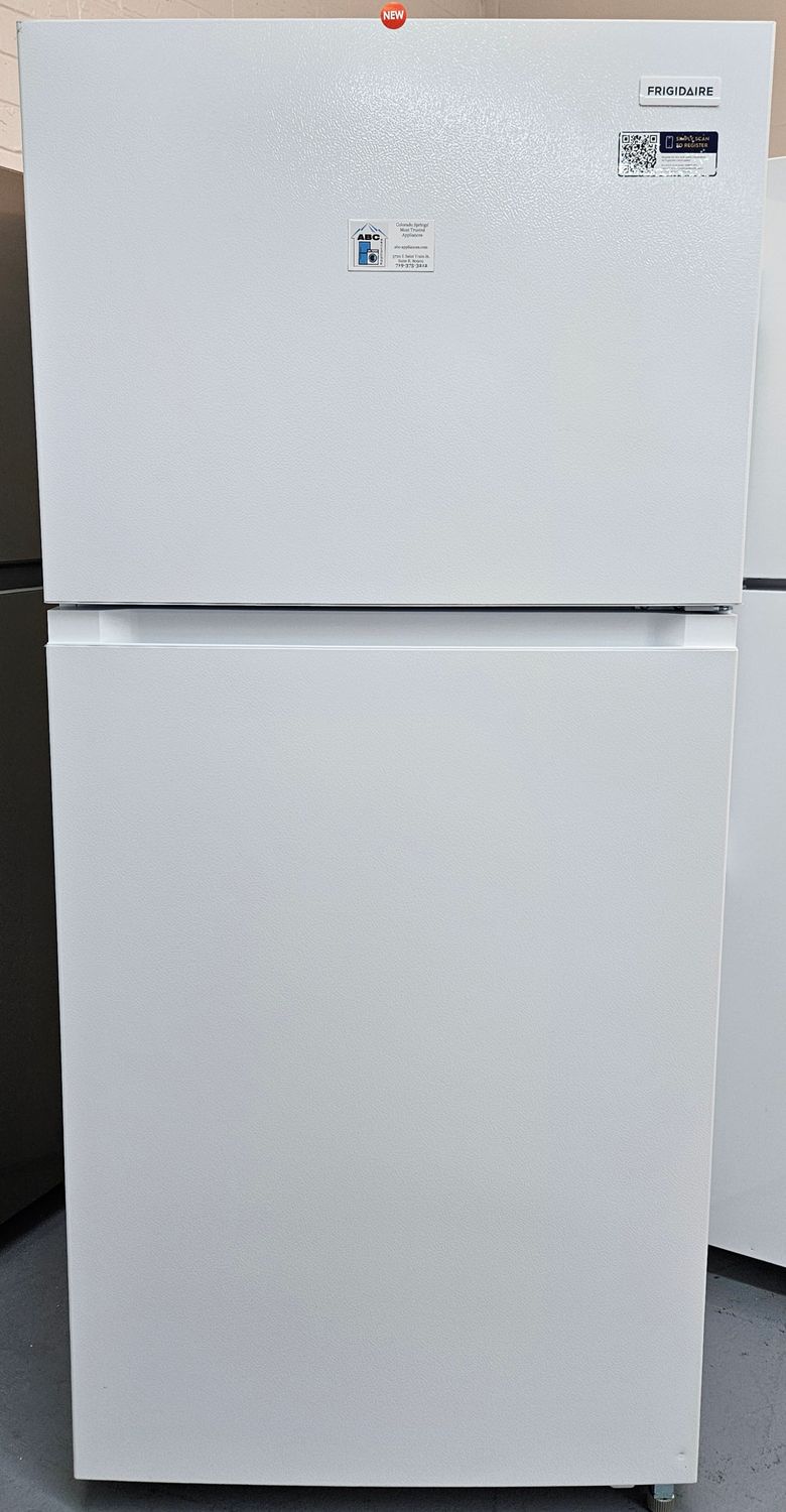 NEW! 19cu.ft. Frigidaire Garage Ready Top Freezer Refrigerator in White