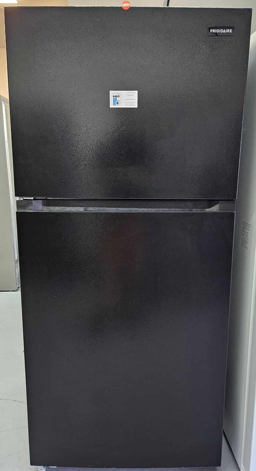 NEW! 19cu.ft. Frigidaire Garage Ready Top Freezer Refrigerator in Black