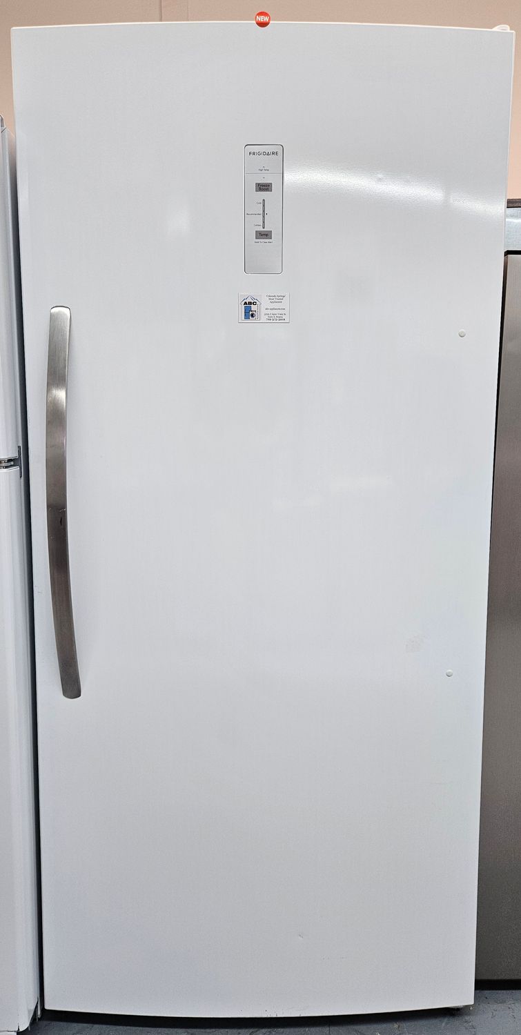 NEW! 20cu.ft. Frigidaire Garage Ready Upright Freezer in White
