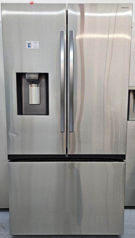 NEW! 26cu.ft. Samsung Bespoke 3-Door French Door Refrigerator in Stainless Steel