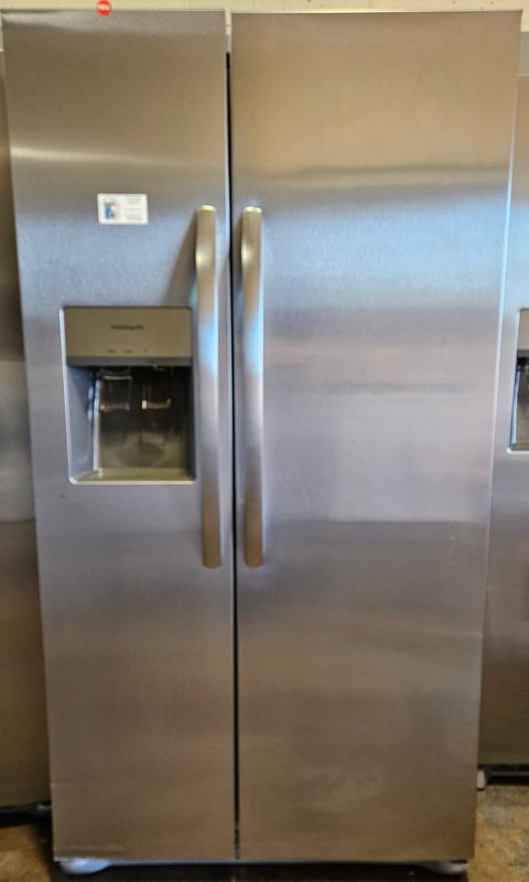 NEW! 26 cu.ft. Frigidaire Side-by-Side Refrigerator in Stainless Steel
