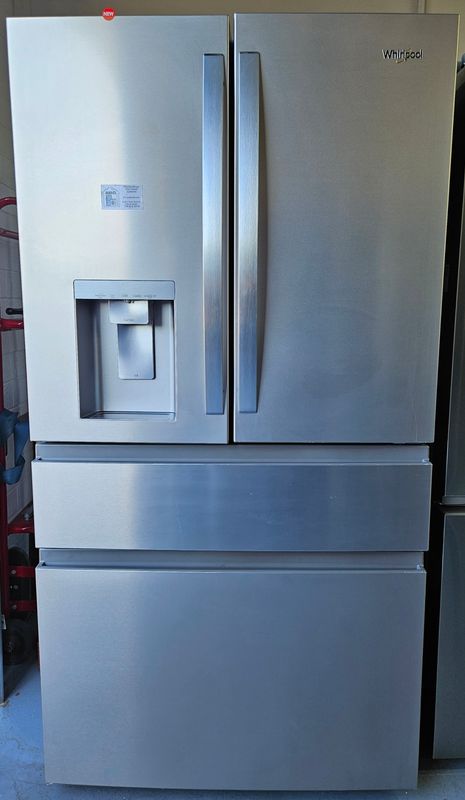 NEW! 29cu.ft. Whirlpool 4-Door French-Door Refrigerator in Stainless Steel