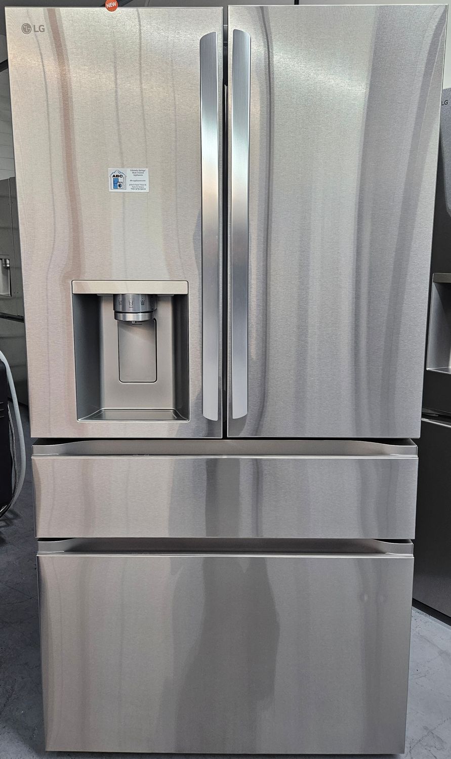 NEW! 29cu.ft. LG Standard Depth Four-Door French-Door Refrigerator in Stainless Steel