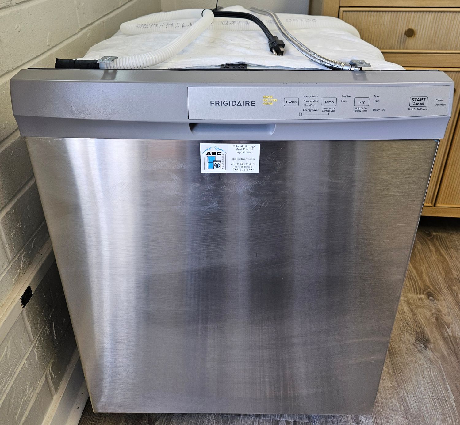 NEW! 24" Frigidaire Stainless Steel Built-In Electric Dishwasher