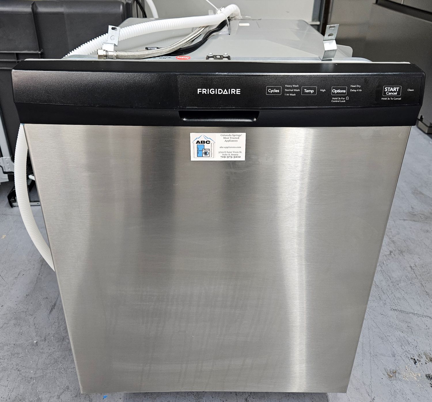 NEW! 24" Frigidaire Stainless Steel Built-In Electric Dishwasher
