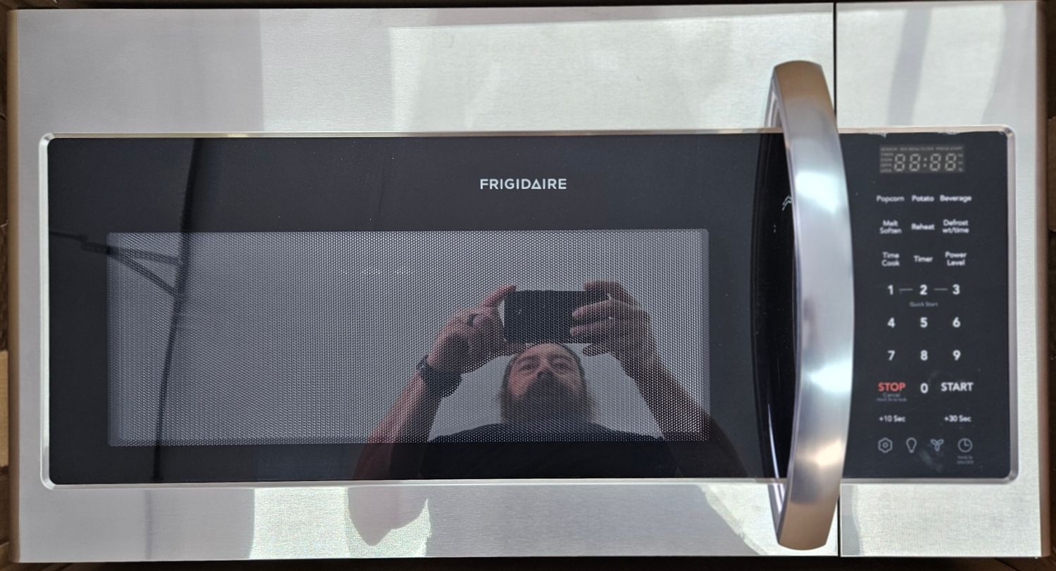 NEW! Frigidaire Stainless Steel (1.8cu.ft.) Over-the-Range Microwave