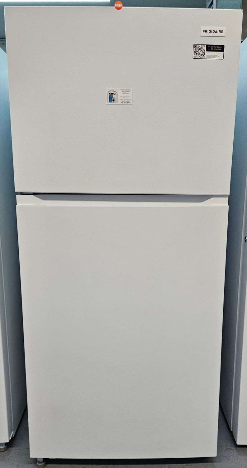 NEW! 19cu.ft. Frigidaire Garage Ready Top Freezer Refrigerator in White