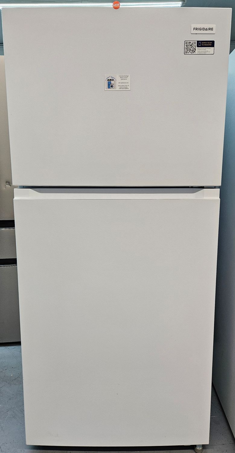 NEW! 19cu.ft. Frigidaire Garage Ready Top Freezer Refrigerator in White