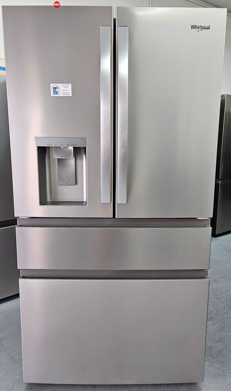 NEW! 29cu.ft. Whirlpool 4-Door French-Door Refrigerator in Stainless Steel