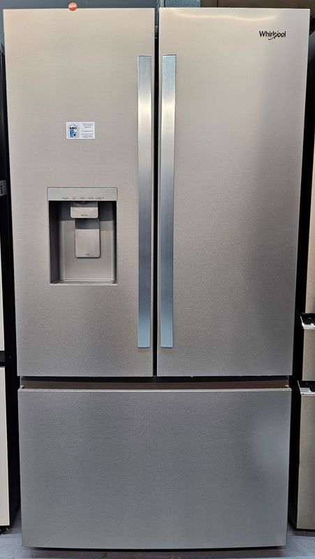 NEW! 30cu.ft. Whirlpool French Door Refrigerator in Stainless Steel