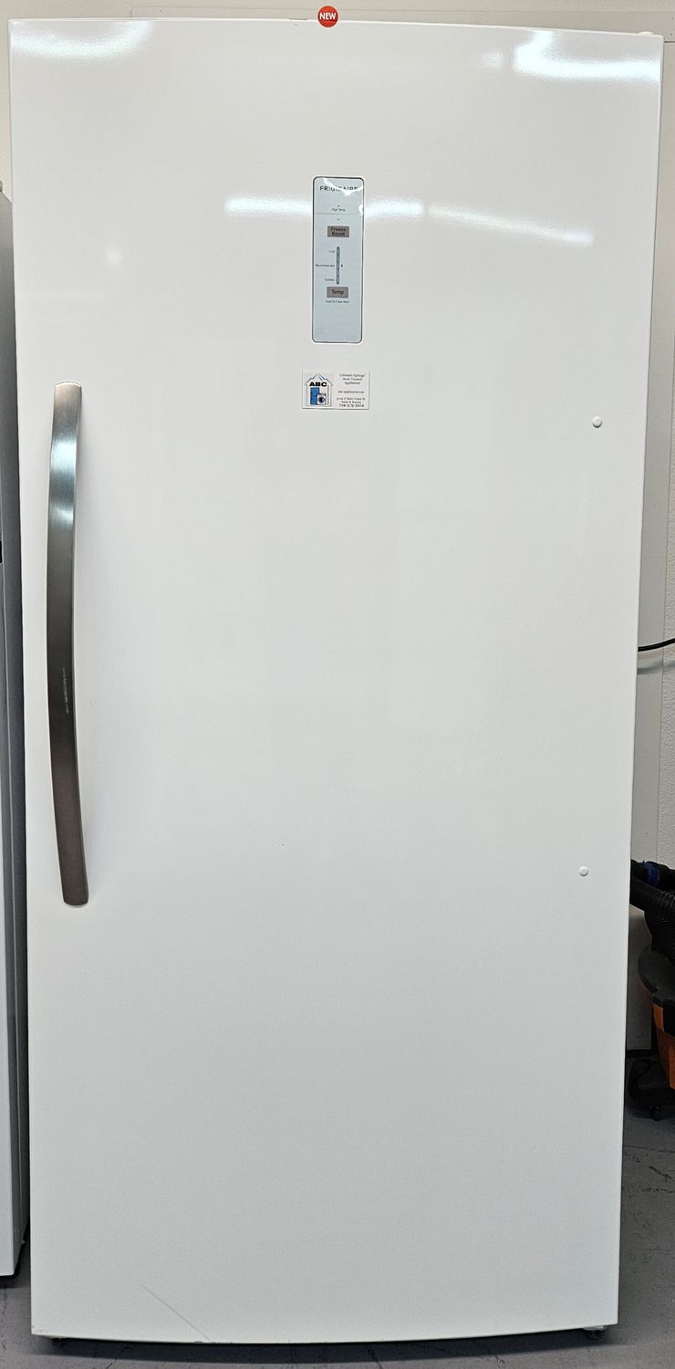 NEW! 20cu.ft. Frigidaire Garage Ready Upright Freezer in White