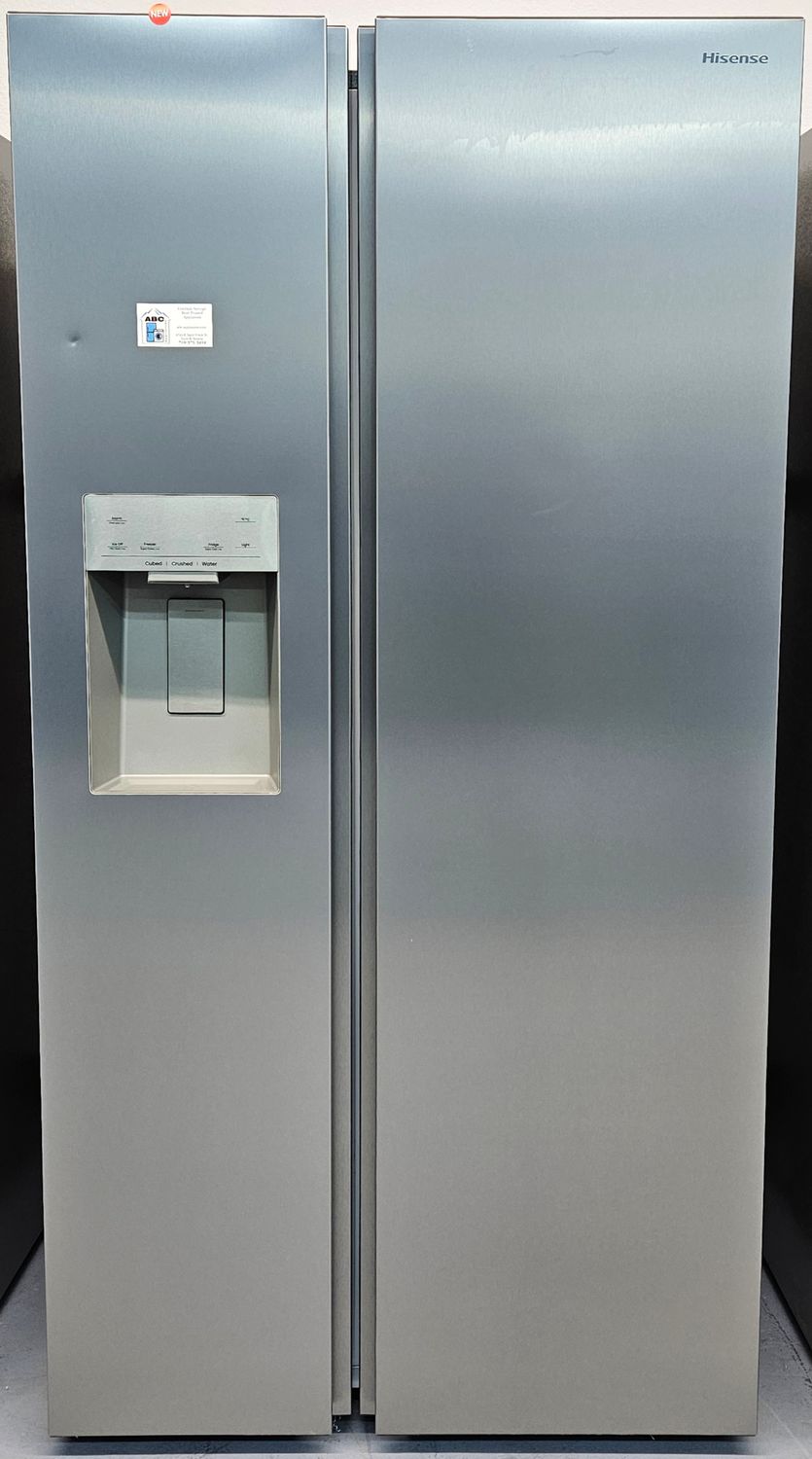 NEW! 29.1cu.ft. HiSense Side-by-Side Refrigerator in Stainless Steel