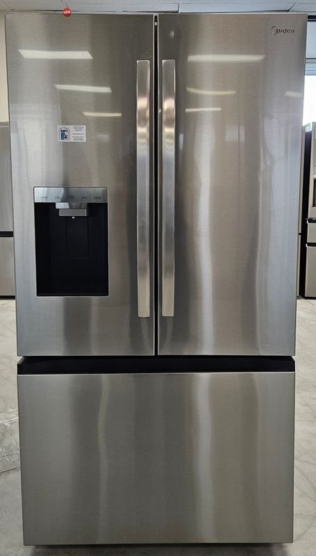 NEW! 29cu.ft. Midea French Door Refrigerator with OneTouch AutoFill in Stainless Steel