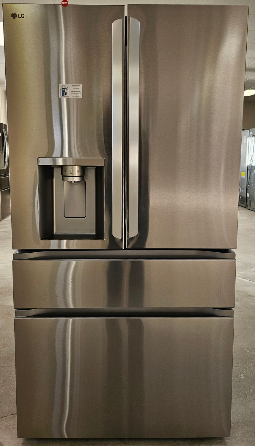 NEW! 29cu.ft. LG Standard Depth Four-Door French-Door Refrigerator in Stainless Steel