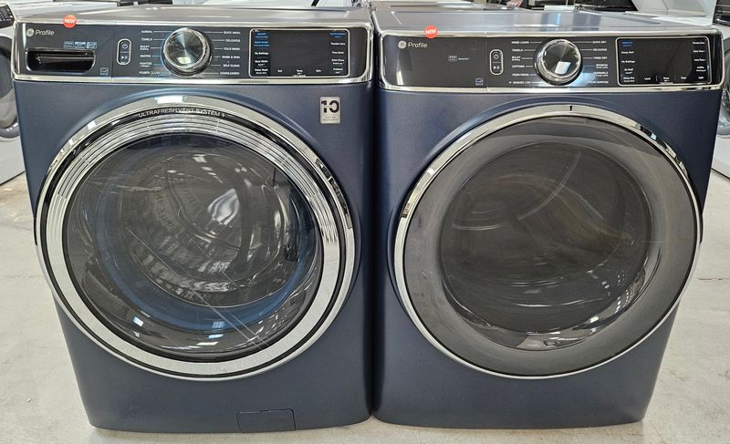 NEW! GE Profile Front Load Washer (5.3cu.ft.) &amp; Large Capacity Electric Dryer (7.8cu.ft.)