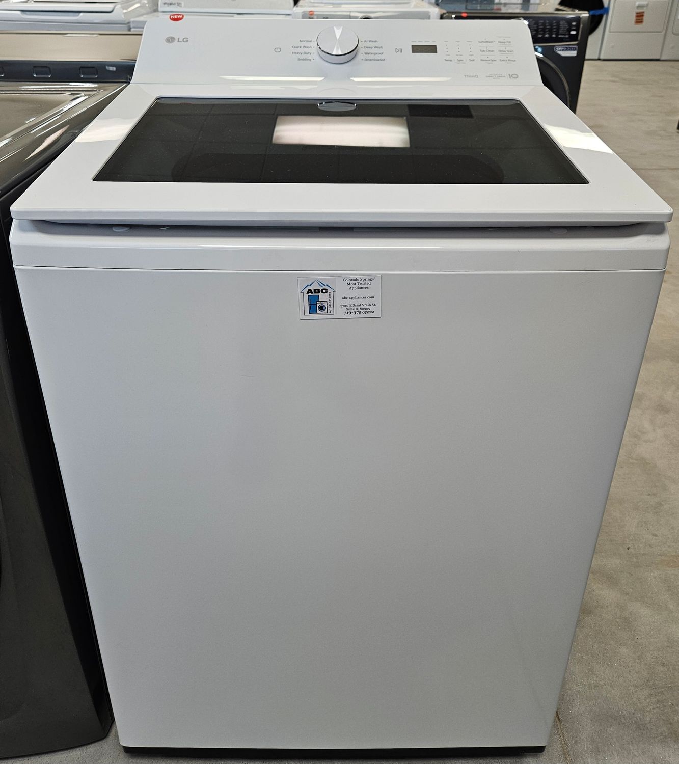 NEW! LG Top Load Washer (5.0cu.ft.)