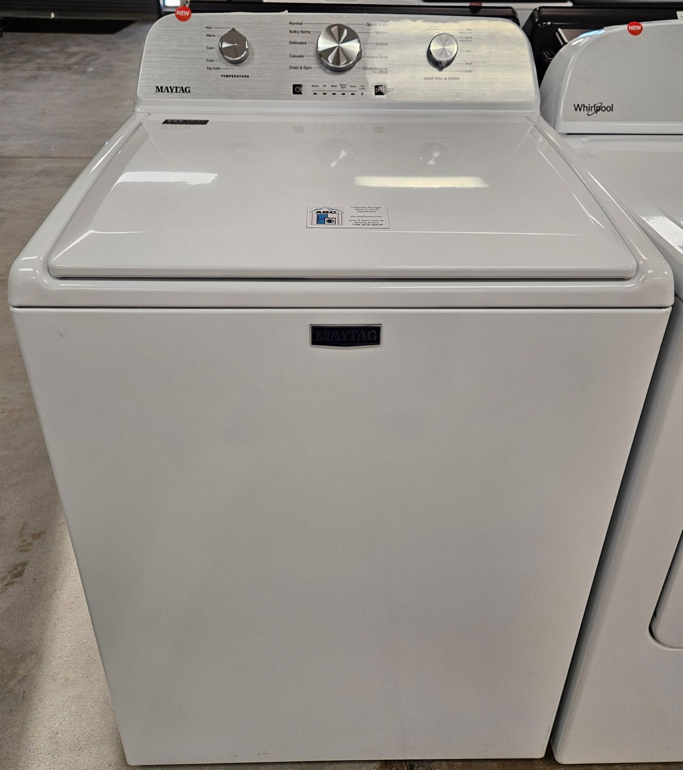 NEW! Maytag Top Load Washer (4.5cu.ft.)