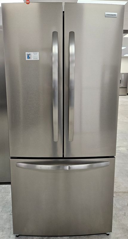 NEW! 18cu.ft. Frigidaire Counter-Depth French Door Refrigerator in Stainless Steel
