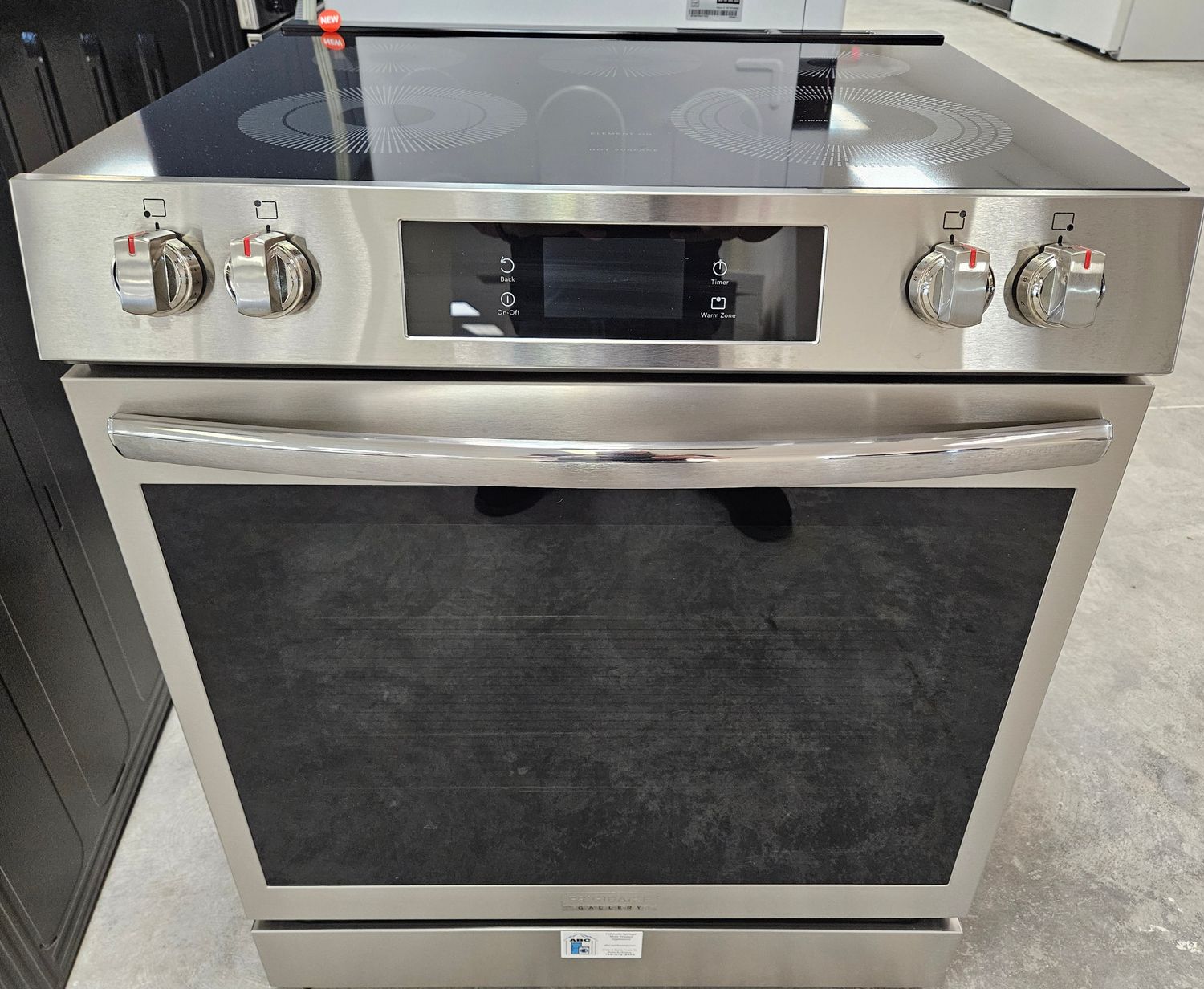 NEW! 30in Frigidaire Gallery Front Control Range in Stainless Steel