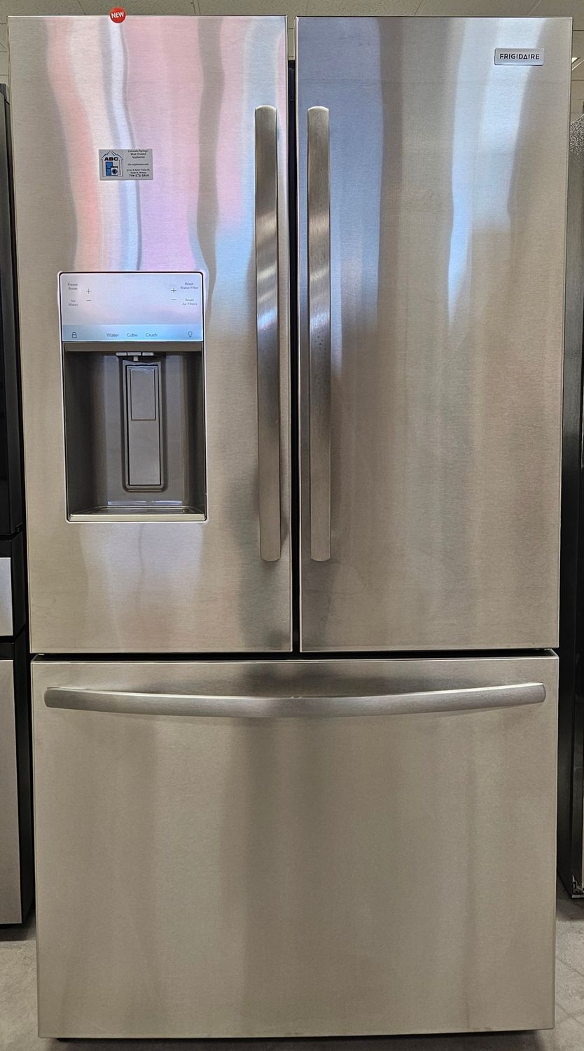 NEW! 28cu.ft. Frigidaire Standard-Depth French Door Refrigerator in Stainless Steel