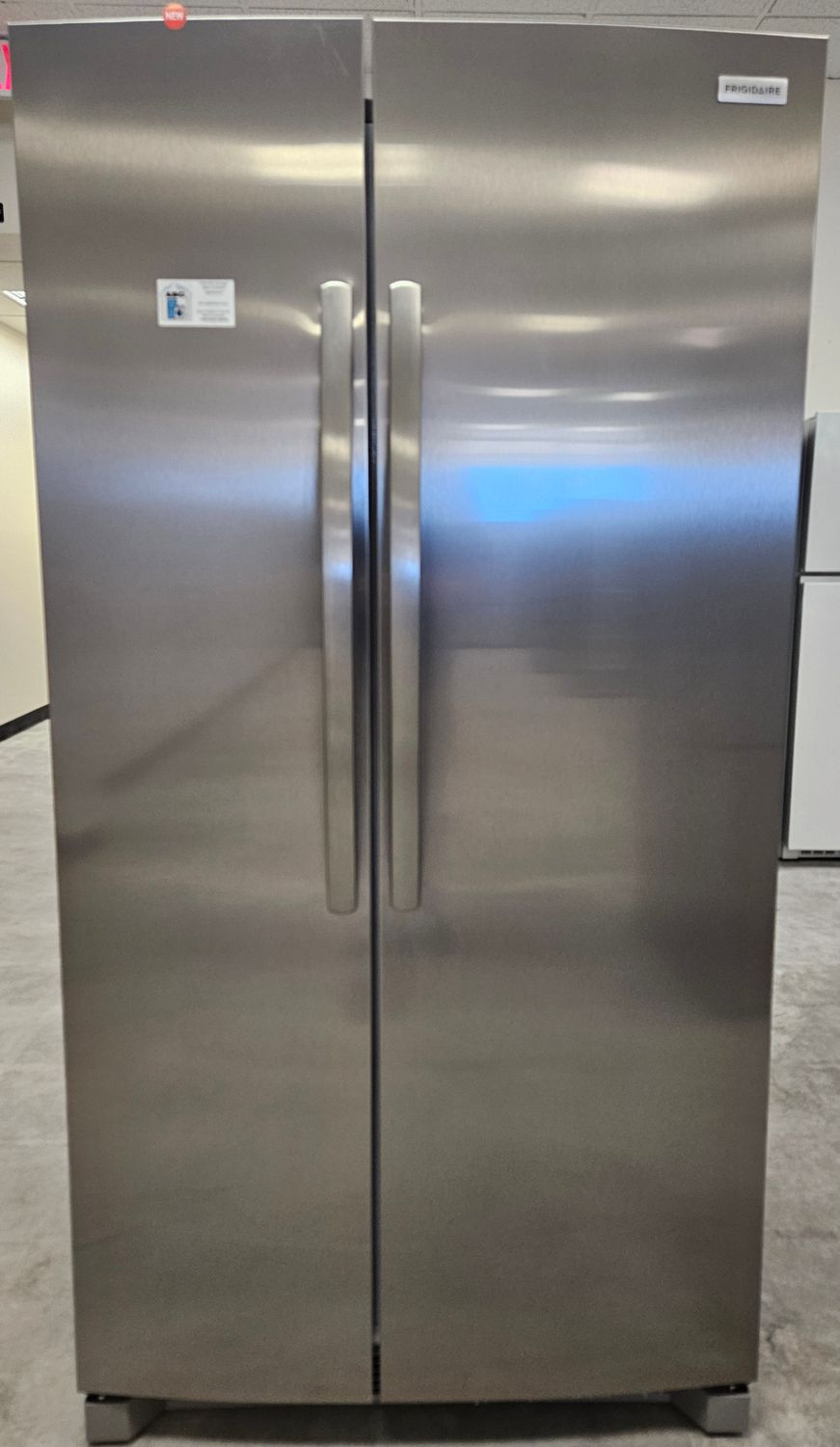 NEW! 26cu.ft. Frigidaire Side-by-Side Refrigerator in Stainless Steel