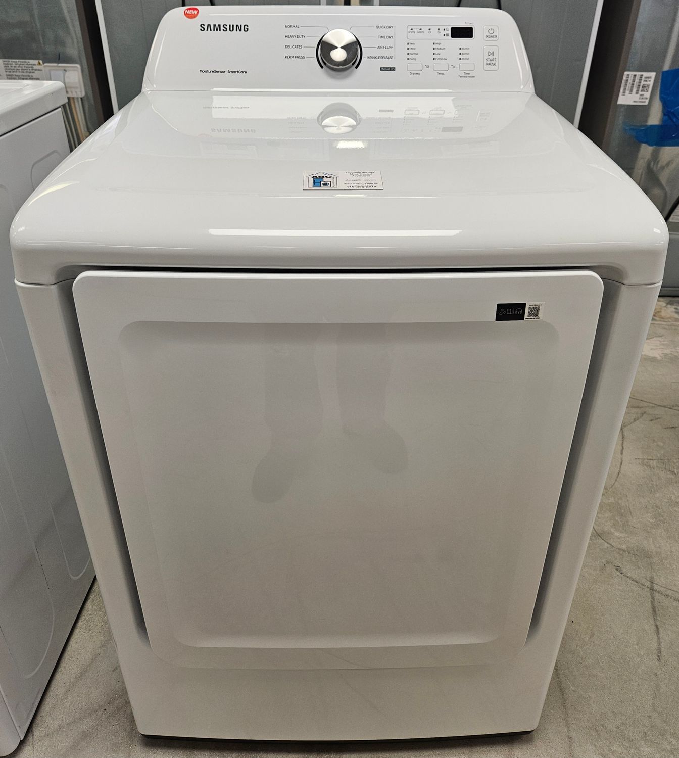 NEW! Samsung Heavy Duty Large Capacity Electric Dryer (7.2cu.ft.)