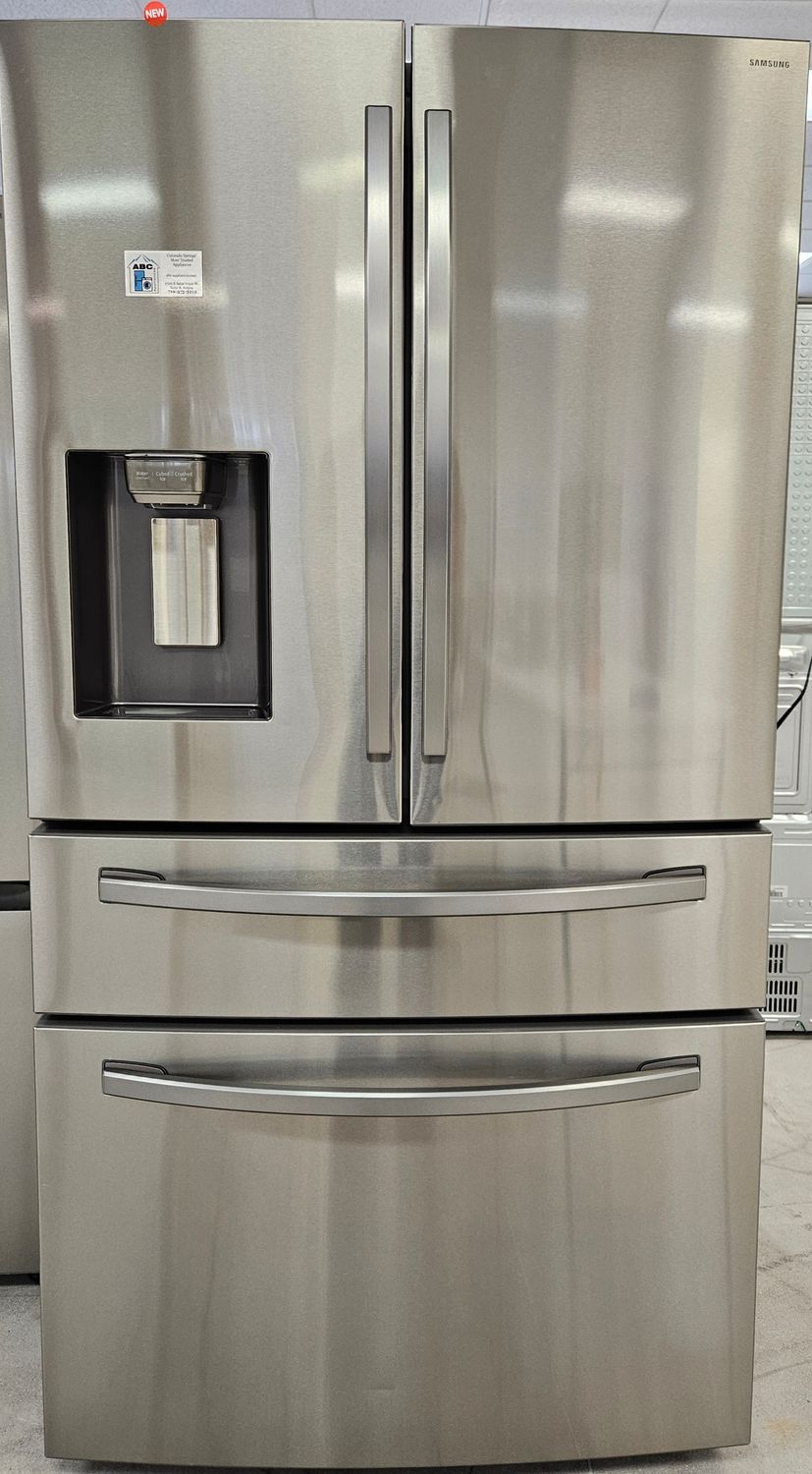 NEW! 28cu.ft. Samsung 4-Door French Door Refrigerator in Stainless Steel
