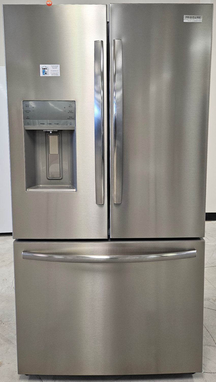 NEW! 28cu.ft. Frigidaire Gallery French Door Refrigerator in Stainless Steel