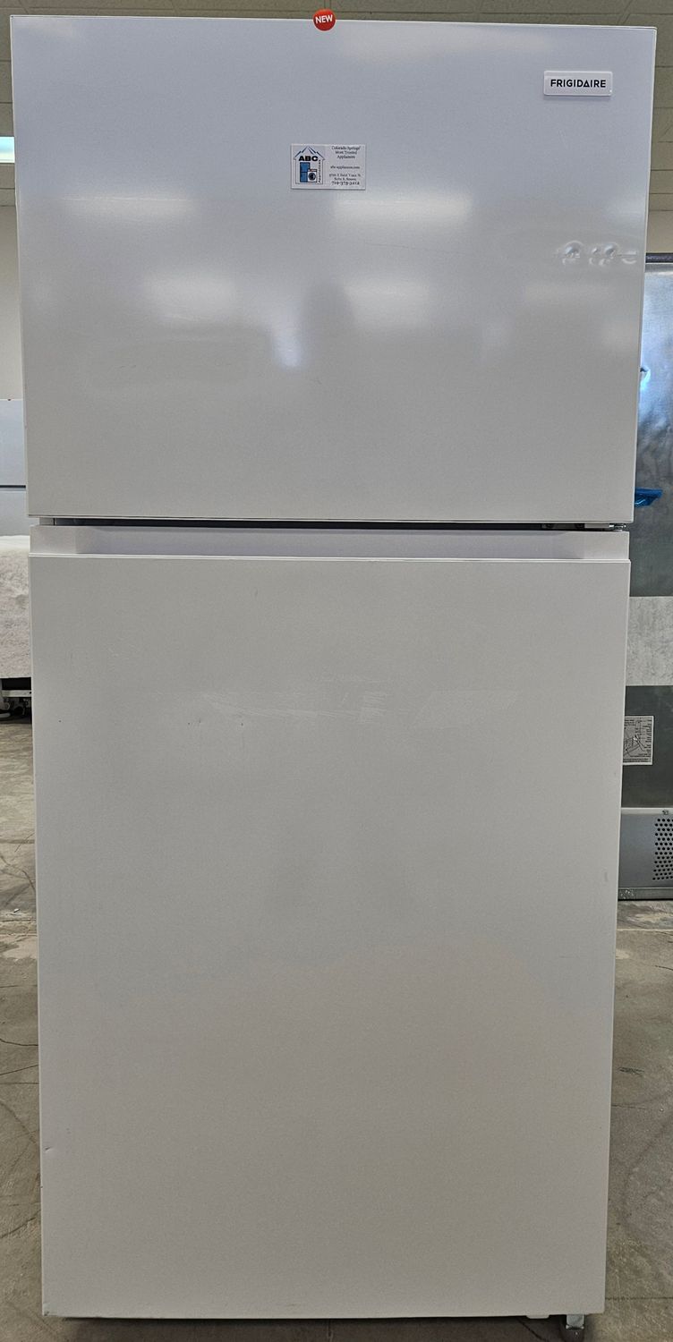 NEW! 19cu.ft. Frigidaire Garage-Ready Top Freezer Refrigerator in White