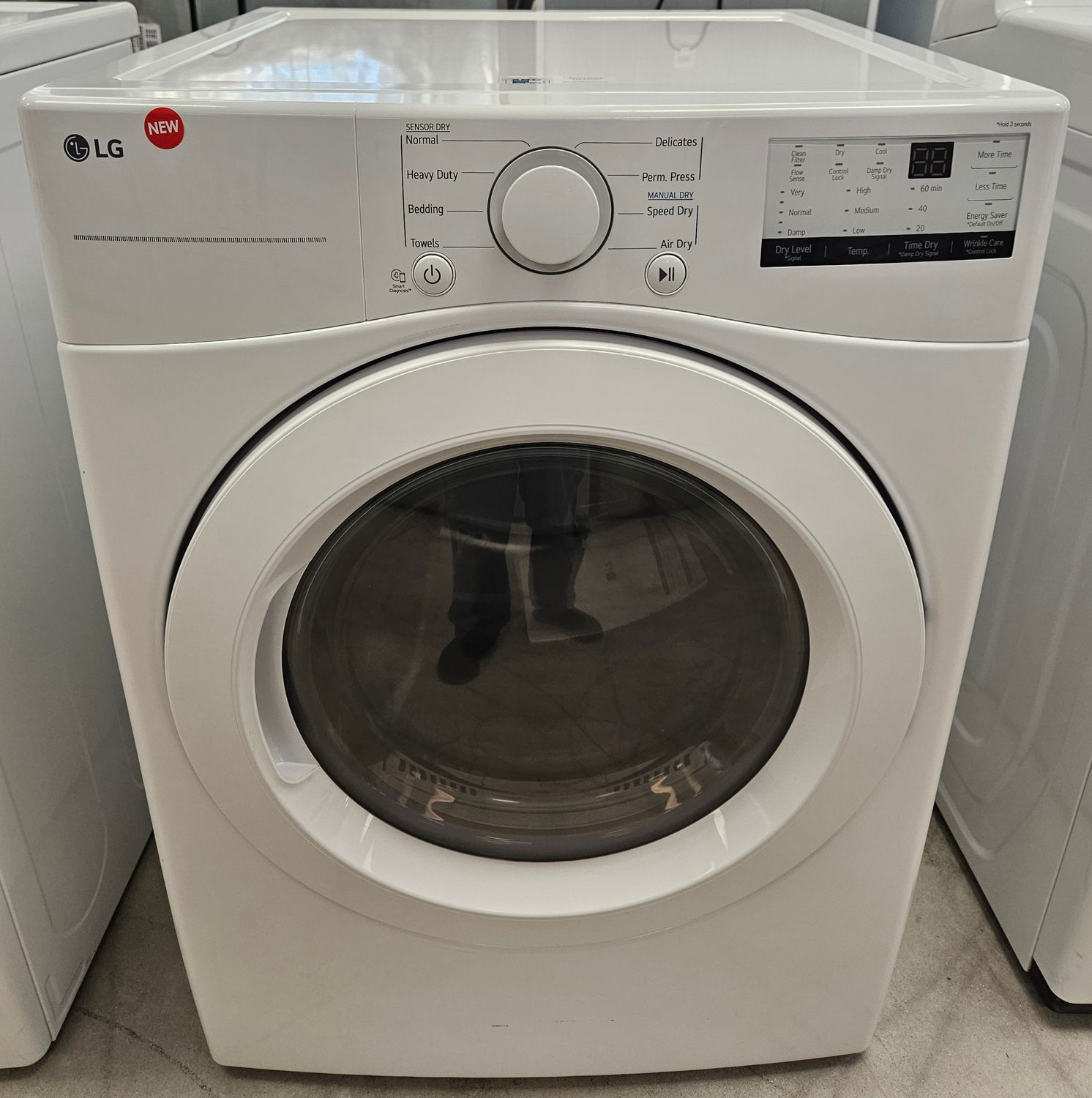 NEW! LG Heavy Duty Large Capacity Electric Dryer (7.4cu.ft.)