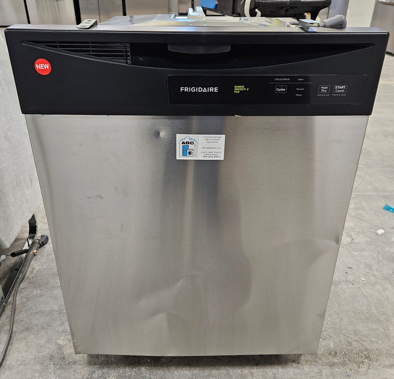 NEW! 24" Frigidaire Stainless Steel Built-In Electric Dishwasher