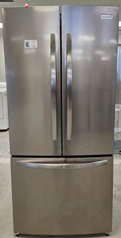 NEW! 18cu.ft. Frigidaire Counter-Depth French Door Refrigerator in Stainless Steel