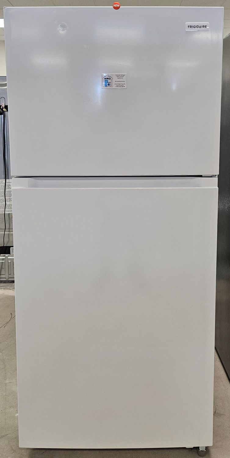 NEW! 19cu.ft. Frigidaire Garage-Ready Top Freezer Refrigerator in White