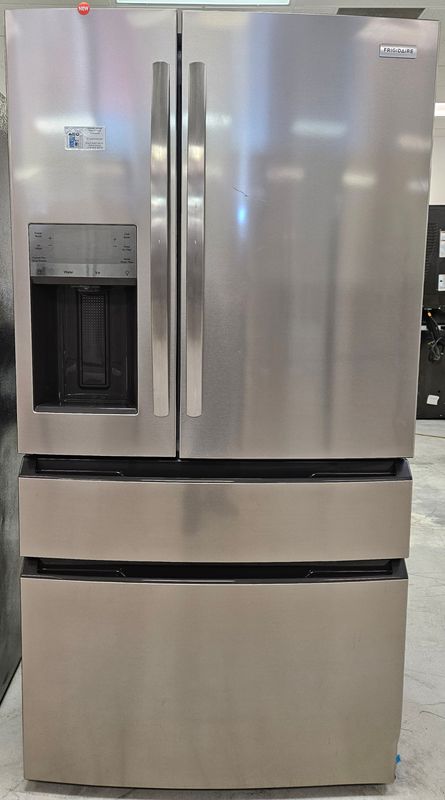 NEW! 26cu.ft. Frigidaire Standard-Depth 4-Door French Door Refrigerator in Stainless Steel