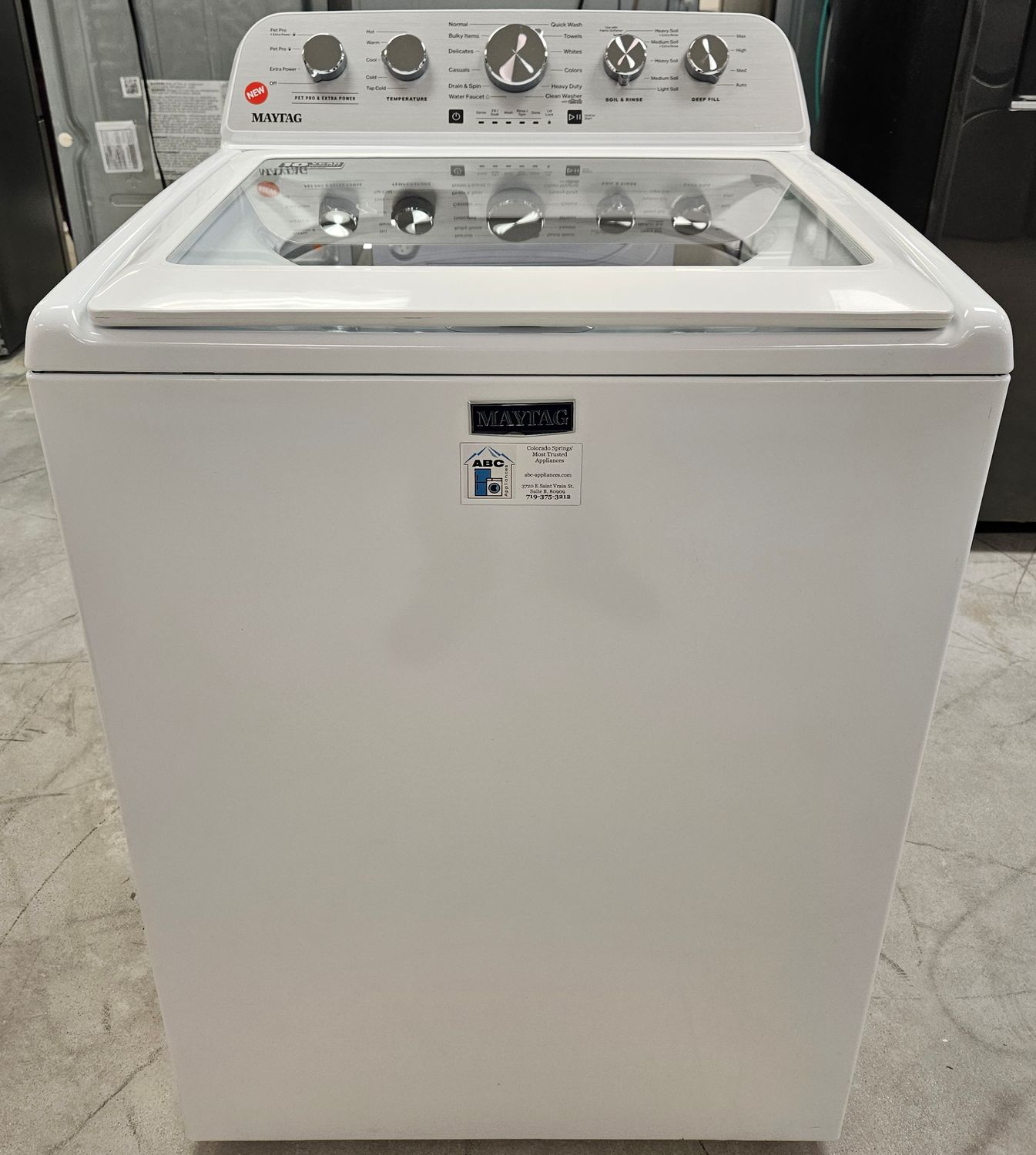 NEW! Maytag Top Load Washer (4.7cu.ft.)